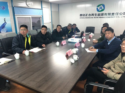 集團領導會同航天六院、航天六院十一所（京）調研灞橋生活垃圾無害化處理項目